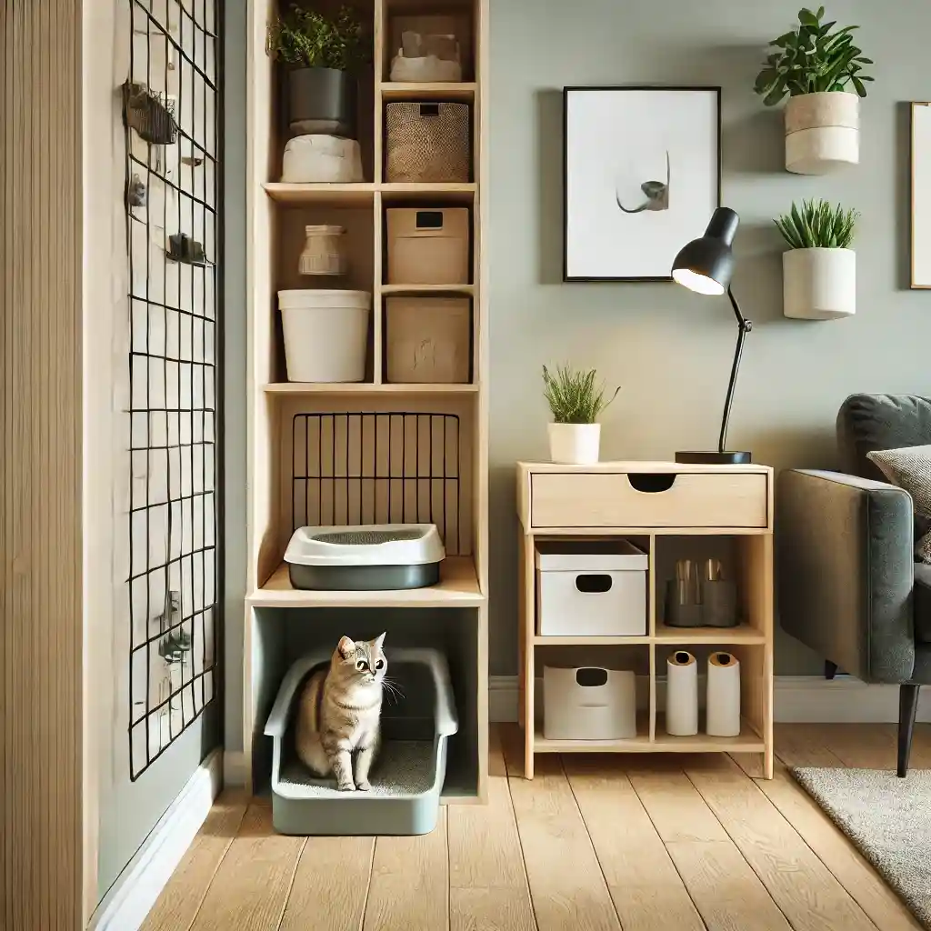 where to put litter box apartment