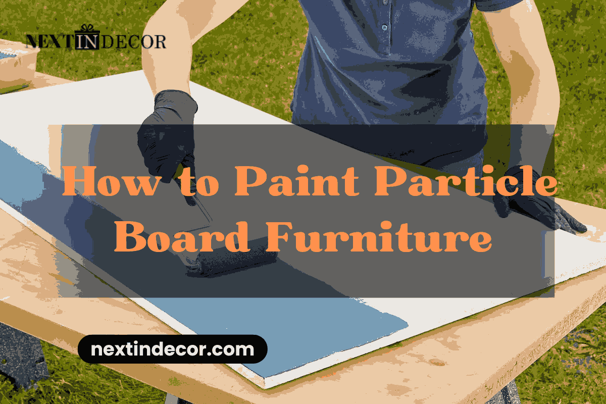 How to Paint Particle Board