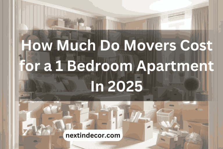 How Much Do Movers Cost for a 1 Bedroom Apartment