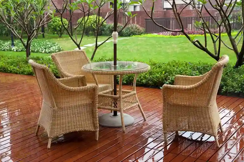 can wicker furniture be outside