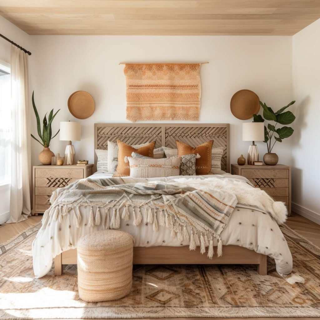 boho farmhouse bedroom 35