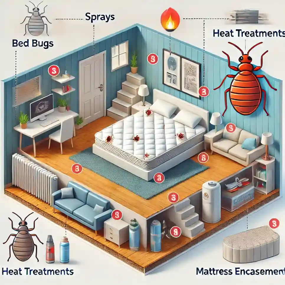 when can i vacuum after bed bug treatment