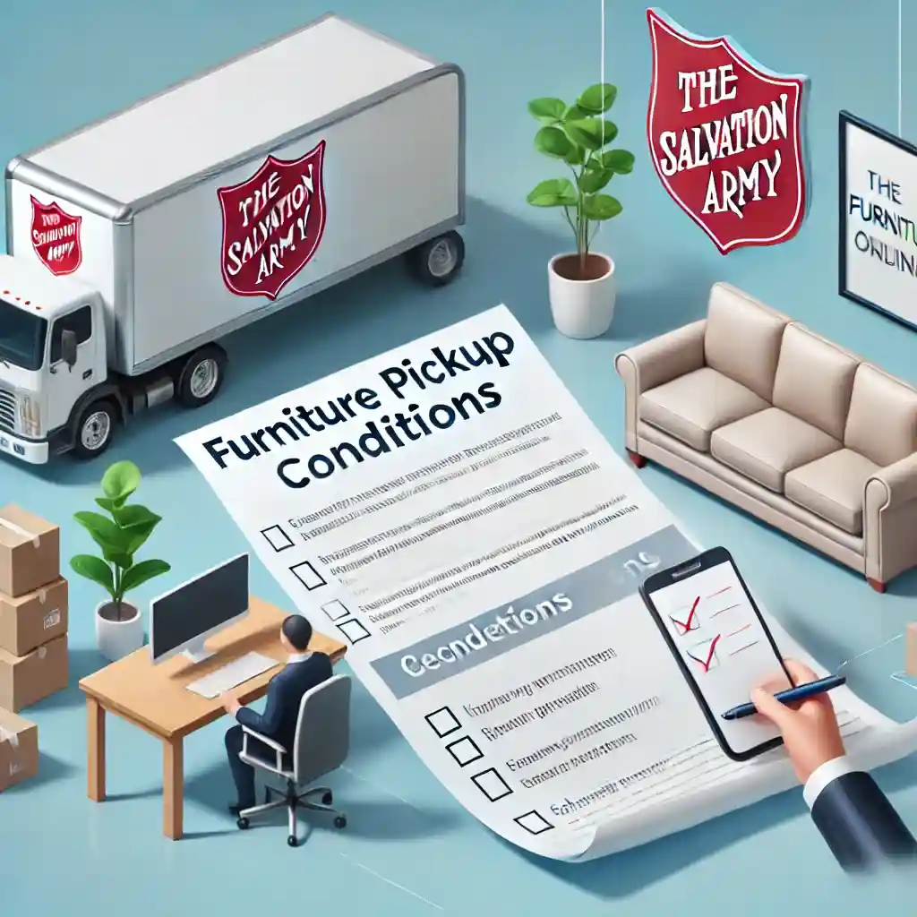 Does Salvation Army Pick Up Furniture Inside House