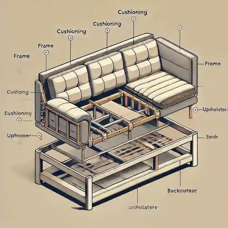 How to Remove the Back of a Couch