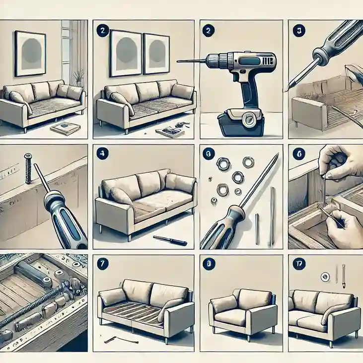 How to Remove the Back of a Couch