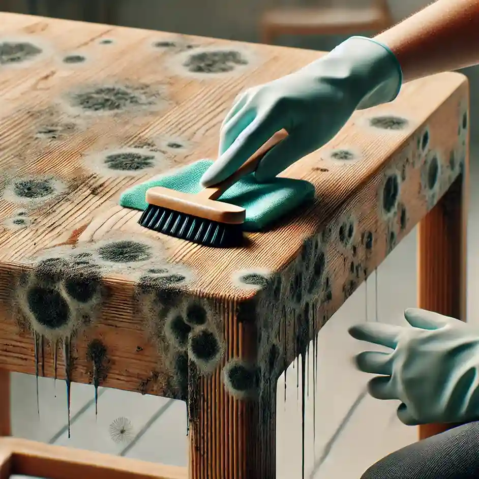 can you get mold out of wood furniture